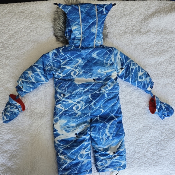 Deux Par Deux Toddler One Piece Snowsuit 18 Months - Picture 8 of 10